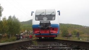 Einige Tage später stand eine Fahrt mit der transsibirischen Eisenbahn auf dem Programm. Die mit 9288km längste Eisenbahnstrecke der Welt verläuft quer durch Russland. 